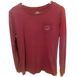 Violet long sleeve ivory Ella shirt